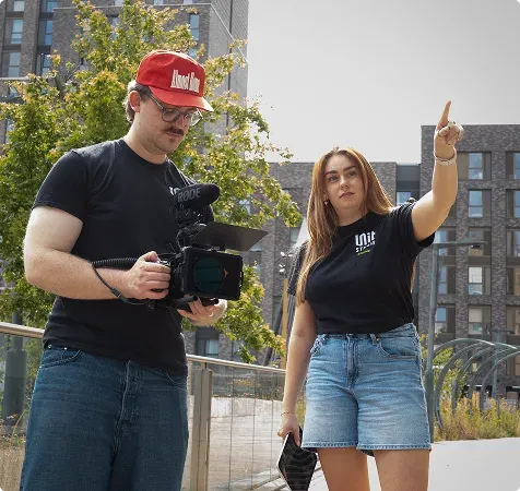 Sophie and Ben from the Unit Studio team
